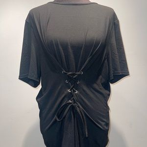 Tie scrunch tee